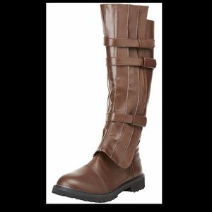 New Funtasma by Pleaser Men's Costume Boots brown Large 12/13